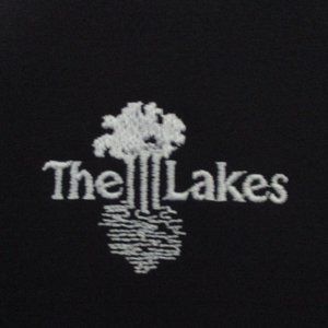 Ashworth Mens L/S The Lakes Golf Club Black Full Zip Windbreaker NWOT - Large